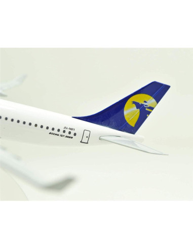 Modelo de Avión B767 Aerolíneas Mongolianas DAGIJIRD 16x10x9cm
