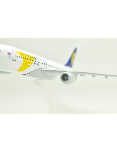 Modelo de Avión B767 Aerolíneas Mongolianas DAGIJIRD 16x10x9cm