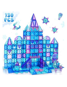 130 Piezas de Azulejos Magnéticos LionFuny para Niños 3+