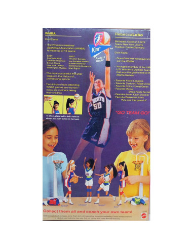 Muñeca Kira WNBA Barbie Mattel 1998 Edición Especial