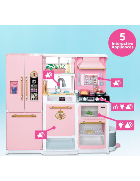 Cocina Interactiva Princesa Disney Fresh Prep 35 Accesorios