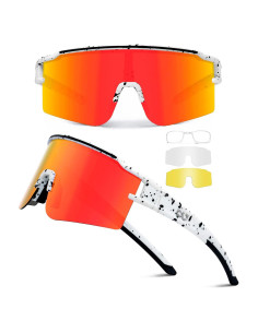 Gafas de Ciclismo SPOSUNE con 3 Lentes Intercambiables