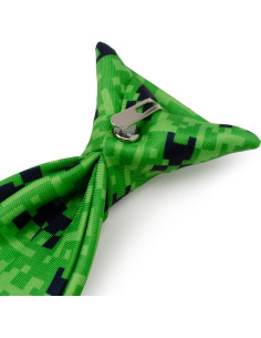 Corbata Verde Creeper Minecraft para Niños 100% Poliester 2