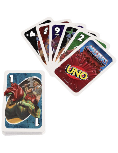 Juego de Cartas UNO Maestros del Universo Mattel 2-10 Jugadores