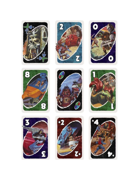 Juego de Cartas UNO Maestros del Universo Mattel 2-10 Jugadores