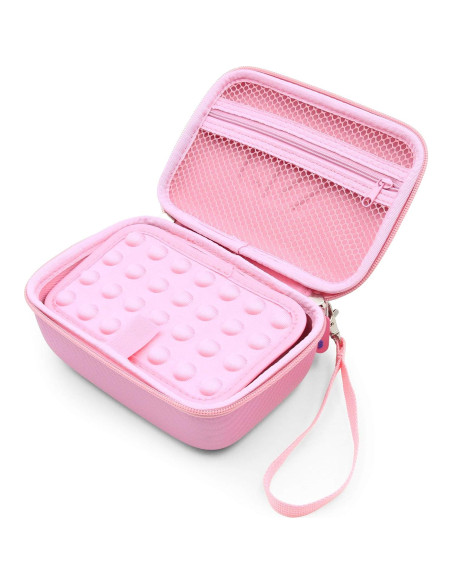 Funda de Viaje CASEMATIX para Cámara de Acción Rosa