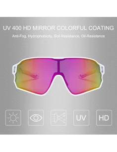 Gafas de sol ROCKBROS polarizadas UV400 para ciclismo 2