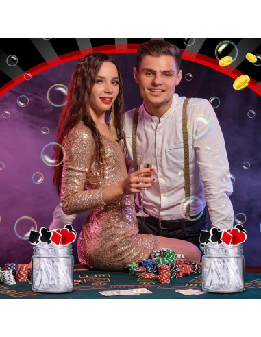 24 Varitas de Burbujas Casino Rotatingpals 9.91 cm