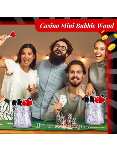 24 Varitas de Burbujas Casino Rotatingpals 9.91 cm