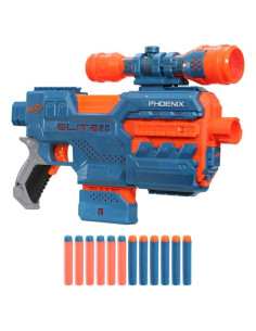 Nerf Elite 2.0 Phoenix CS-6 Blaster Motorizado 12 Dardos