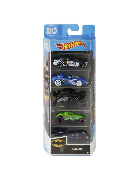 Vehículos Hot Wheels Batman 5-Pack Mattel 0.22 kg