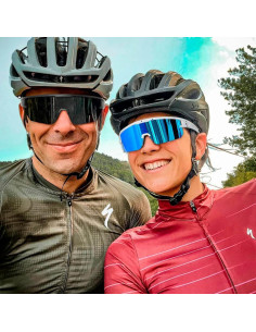 Gafas de Ciclismo Polarizadas SPOSUNE con 3 Lentes Intercambiables 2