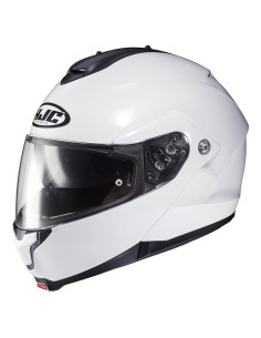 Casco de Motocicleta HJC C91 Blanco 4X Grande D.O.T.