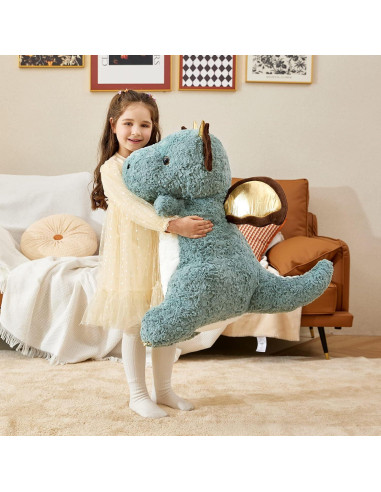 Dragón de Peluche Gigante IKASA 58 cm Suave y Adorable