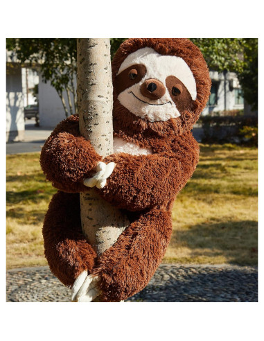 IKASA Juguete de Peluche Perezoso Gigante 77.96 cm Suave