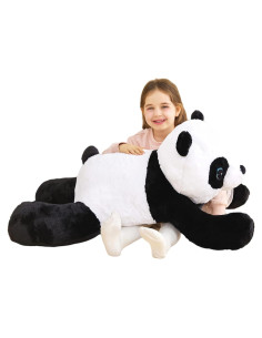 IKASA Panda de Peluche Gigante 77.8 cm Suave y Esponjoso