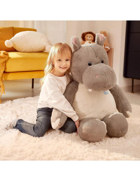 IKASA Hipopótamo Gigante de Peluche 77.8x50.9cm Suave