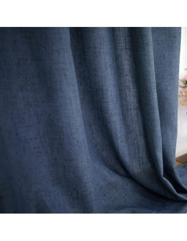 Cortinas KOUFALL 2 Paneles 52x183 cm Filtrantes Luz Azul
