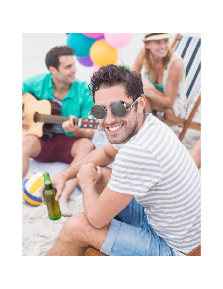 Gafas Steampunk 8 Pcs Coume Retro Redondas Unisex Gafas Steampunk 8 Pcs Coume Retro Redondas Unisex