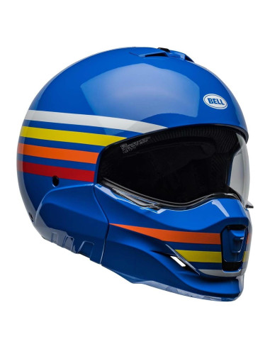 Casco Broozer BELL Brillo Azul Prime X-Large Aprobado DOT