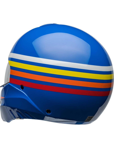 Casco Broozer Bell Mediano Brillo Azul Prime 1,36 kg