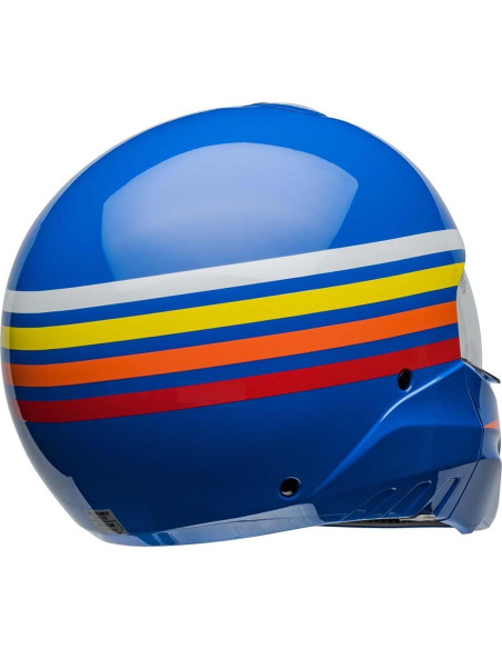 Casco Broozer Bell Mediano Brillo Azul Prime 1,36 kg