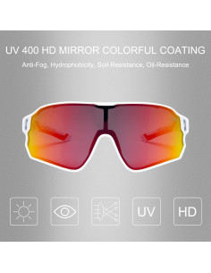 Gafas de sol ROCKBROS polarizadas UV400 para ciclismo 2