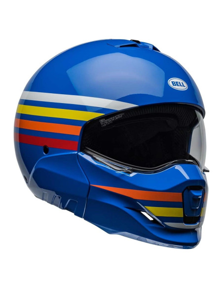 Casco Broozer BELL Brillo Azul Prime Pequeño 1,36 kg