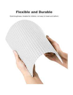 Placas Base Clásicas LVHERO 16 Piezas 25x25 cm Blancas 2