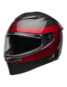Casco BELL Lithium MIPS Grande Brillo Neo Carbón Rojo