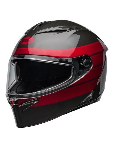Casco BELL Lithium MIPS Grande Brillo Neo Carbón Rojo