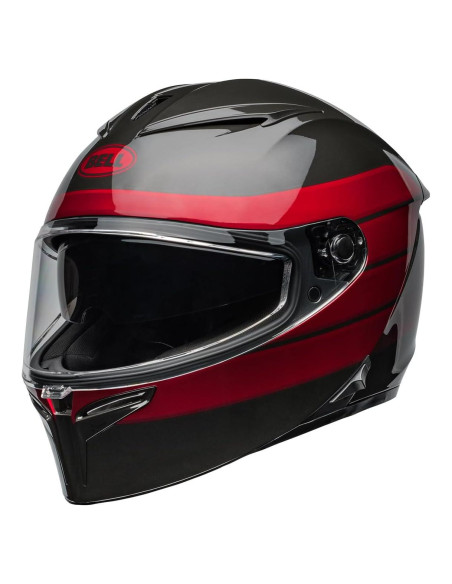 Casco BELL Lithium MIPS Grande Brillo Neo Carbón Rojo