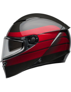 Casco BELL Lithium MIPS Grande Brillo Neo Carbón Rojo 2