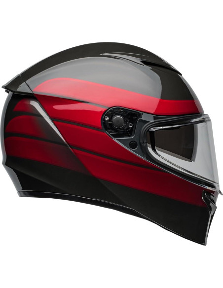 Casco BELL Lithium MIPS Grande Brillo Neo Carbón Rojo