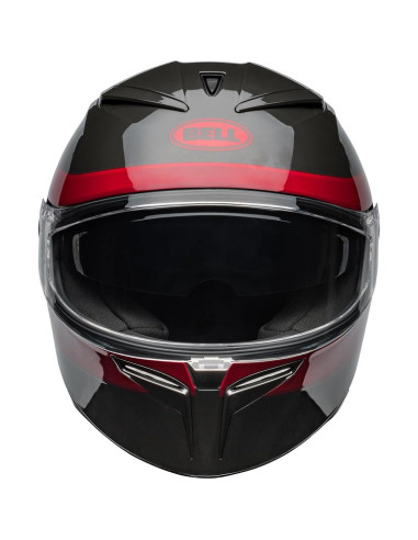 Casco BELL Lithium MIPS Grande Brillo Neo Carbón Rojo