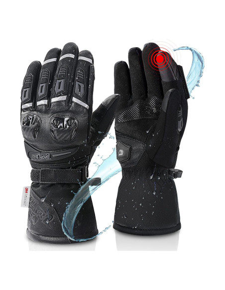 Guantes de Motocicleta de Invierno Grapelet XXL Impermeables