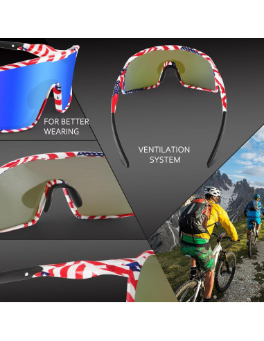 Gafas de Ciclismo BangLong UV400 Polarizadas Unisex