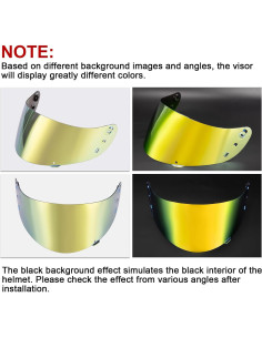 Visera PSLER Ic-04 para Casco Icon Airflite - Oro Profundo 2