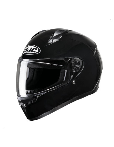 Casco Integral HJC C10 Negro 3X-Pequeño con Ventilación