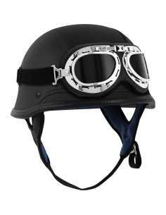 Casco de Motocicleta XFMT GMHELMET Mediano Cuero Negro 2