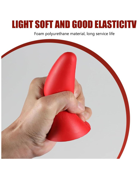 Calcomanías 3D Cuernos de Diablo Crynod 2 PCS Rojo