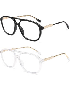 Gafas de Lectura AMOMOMA Retro 2.0 con Luz Azul 2