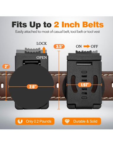 Kit Soporte Magnético ARTIPOLY - Pulsera y Clip para Herramientas