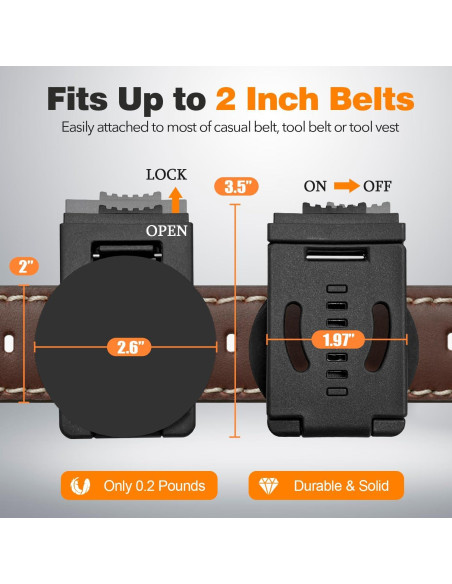 Kit Soporte Magnético ARTIPOLY - Pulsera y Clip para Herramientas