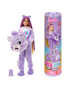 Muñeca Barbie Cutie Reveal Care Bears Share Bear 10 Sorprisas