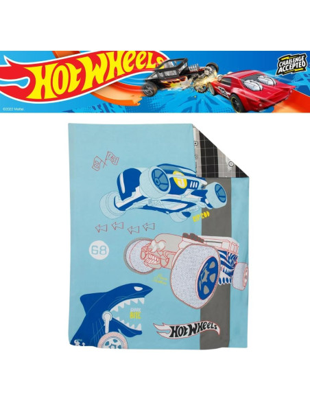 Juego de Cama Hot Wheels Franco 2 Piezas Algodón Individual