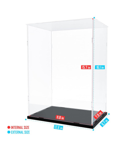 Caja de Exhibición Acrílica Choowin 30x20x40 cm Negra