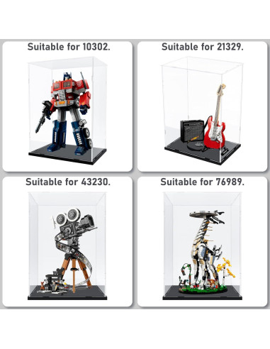 Caja de Exhibición Acrílica Choowin 30x20x40 cm Negra