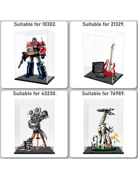 Caja de Exhibición Acrílica Choowin 30x20x40 cm Negra