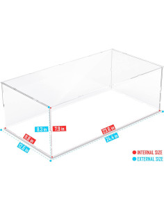 Caja de Exhibición Acrílica Choowin 60x30x20 cm para Lego 2